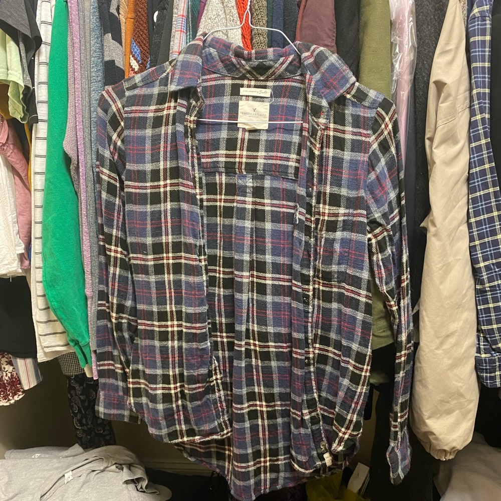 American Eagle Boyfriend Fit Flannel